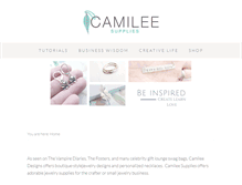 Tablet Screenshot of camilee.com